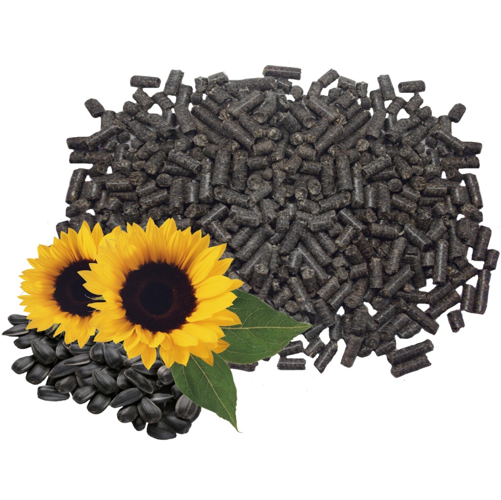 Sunflower husk pellets